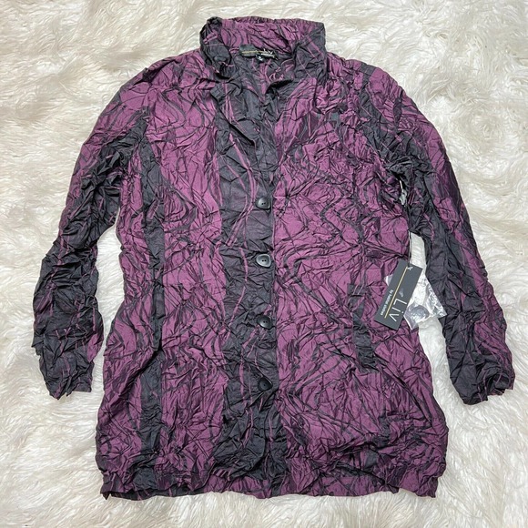 Liv by Habitat Clothes Boyfriend Jacket Crinkle Style 102404 - Picture 1 of 4